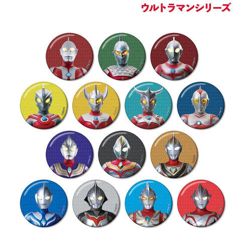 『ウルトラマンシリーズ』トレーディンググリッター缶バッジ ver.A(単位/BOX)